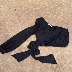 Evening one shoulder top.